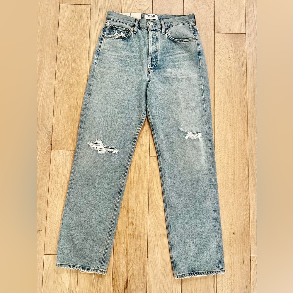 Agolde (New with tags) 90’s mid rise loose fit jeans in Captured